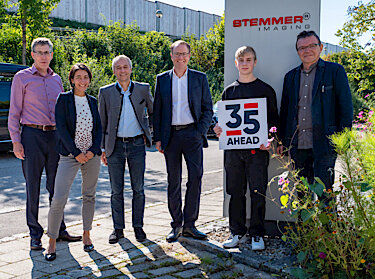 Peter Keppler, Sonja Weinbuch, Norbert Seidl, Arne Dehn, Manuel Ruhland und Hans Knürr.